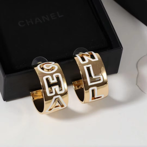 Hot thiết kế sang trọng Bangles cá nhân đôi C thư mở Bangle Bộ cổ điển qua phóng đại rộng Cuff đồ trang sức thời trang - Product Image 2