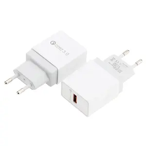 QC3.0 USB duvar adaptörü şarj cihazı hızlı cep telefonu duvar şarj 15W ab tak hızlı şarj iPhone Huawei Samsung için xiaomi