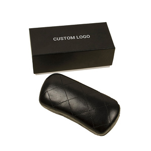 Estuche de <span class=keywords><strong>Gafas</strong></span> de Cuero de Primera Calidad de Marca Famosa, Caja de Papel con Logotipo Personalizado, Paño de Limpieza para <span class=keywords><strong>Gafas</strong></span>, Juego de Empaque para Lentes - Product Image 4