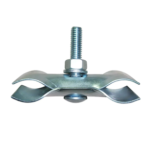 Abrazadera de tubo prensada galvanizada personalizada para andamios, acoplador de valla, abrazadera de valla, acopladores de conexión - Product Image 1