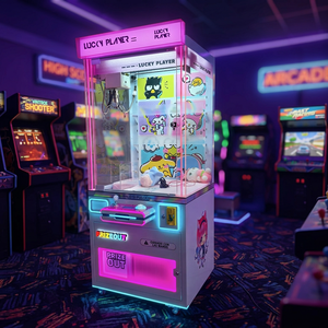Doll Catcher Lucky Player Metal Coin Operated Prize Redemption Arcade <b>Machine</b> Commercial <b>Amusement</b> Equipment Family - Product Image 2