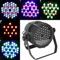 Yinuo 54pcs 3W RGB 3-en-1 DMX512 IP65 Projecteur LED Matriciel Étanche 200W CRI75 Dimmable pour Mariages, Fêtes et Scènes