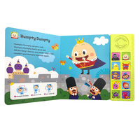 OEM Livre pour bébé Livre sonore parlant à bouton-poussoir Livre électronique tactile d'apprentissage éducatif pour les enfants
