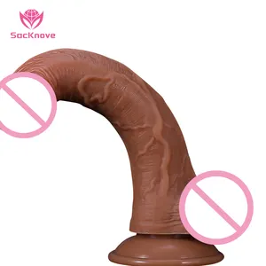 SacKnove Adulto Vagina Produto Silicone Manual & Electric Sex Toy Mulheres Penis Vibrador Balanço Vibrando Big Realistic Dildos
