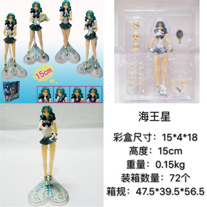 Figura de Anime de Sailor Moon de 15 cm con Gato Artemis, Piezas Reemplazables, Articulaciones Móviles, Soporte, Gafas, Juguete de Acción para Decoración o Regalo - Product Image 2