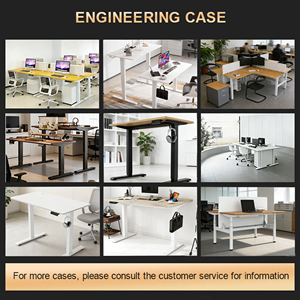 Escritorio Eléctrico Moderno con Motor sin Escobillas, Mesa de Trabajo Ajustable en Altura para <span class=keywords><strong>Trabajadores</strong></span> que <span class=keywords><strong>Buscan</strong></span> una Mesa Ergonómica para Portátil - Product Image 6