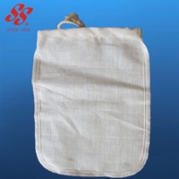Sac filtrant en coton biologique de chanvre de qualité alimentaire lavable et réutilisable pour le lait de noix, le jus de fruits, le café infusé à froid