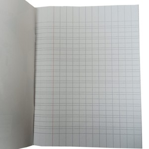 Libro de ejercicios de tapa dura, libro de ejercicios de tamaño A4, libro de ejercicios de encuadernación de pegamento de línea francesa única para estudiantes de escuela, novedad - Product Image 3