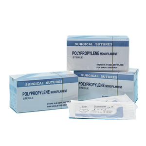 <span class=keywords><strong>Ce</strong></span> được phê duyệt không hấp thụ Polypropylene chỉ khâu với kim cho bụng và thoát vị đóng cửa nhà máy OEM cung cấp - Product Image 3