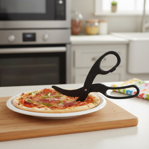 Forbici antiaderente per Pizza in Nylon con manico in plastica in metallo per uso domestico in cucina - Product Image 3