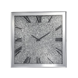 นาฬิกาติดผนังประดับเพชรแบบพังนาฬิกาแฟชั่นสไตล์โมเดิร์นเรียบง่ายไฟตกแต่งผนังนาฬิกาหรูหรา - Product Image 1