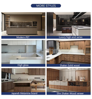 Meubles de cuisine australiens : îlot, armoires en chêne blanc massif, style Shaker, ensembles complets, designs Cucina Completa