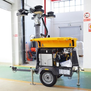Tour d'éclairage LED Atlas Copco <span class=keywords><strong>V7</strong></span>+ SMD, portée 7360m, blanc neutre 4100K, Ra50, dimmable, portable, moteur diesel pour l'exploitation minière nocturne - Product Image 2