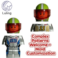 Jouet de construction personnalisé en blocs, figurine de personnage en briques avec logo sur mesure, fabriqué en Chine (Fujian), marque OEM