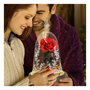 Bella y <span class=keywords><strong>la</strong></span> <span class=keywords><strong>Bestia</strong></span>, Flor de Bella y <span class=keywords><strong>la</strong></span> <span class=keywords><strong>Bestia</strong></span>, Rosa Encantada de Bella y <span class=keywords><strong>la</strong></span> <span class=keywords><strong>Bestia</strong></span>, Rosa Preservada en Cristal - Product Image 2