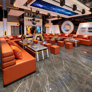 वाणिज्यिक फर्नीचर अनुकूलित रंग/शैली केटीवी क्लब कोने यू आकार के सोफे बार बूथ बैठने वाले रात क्लब बार फर्नीचर सेट - Product Image 3