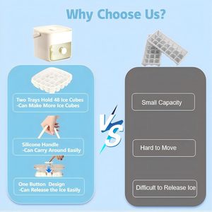 Hot Bán 2025 <span class=keywords><strong>Ice</strong></span> Khuôn Thuận Tiện Mang Theo <span class=keywords><strong>Ice</strong></span> <span class=keywords><strong>Cube</strong></span> Khay <span class=keywords><strong>Ice</strong></span> Maker Tủ Đông Nhà Ngoài Trời Sử Dụng - Product Image 6