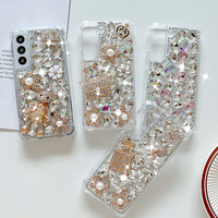 Design de luxe pour samsung S25 ultra S24 brillant Bling paillettes étui pour samsung étui diamant A17 A56 couverture arrière coque de téléphone pour fille