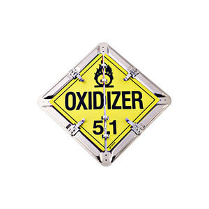 Kamyonlar için Flip dosya Placard seti tehlikeli işaretler yanıcı patlayıcı aşındırıcı trafik konsinye uyarı işaretleri üzerinde uyarmak için - Product Image 4