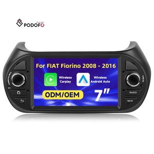 Podofo 4 + 64GB 7 ''cho Fiat fiorino 2008 2016 Android đài phát thanh xe hơi 2 DIN không dây Carplay/Android tự động GPS Wifi FM RDS ai DSP BT EQ - Product Image 1