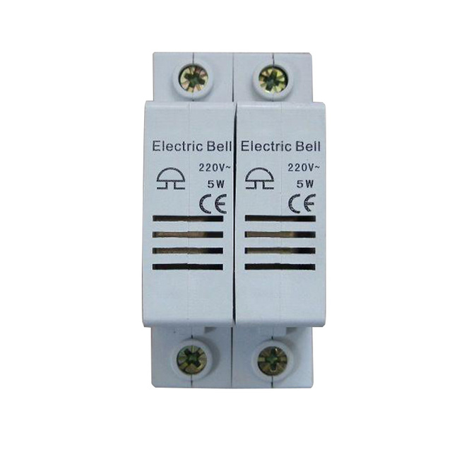 IP20 Modular Devices Mini Signals Buzzer 8V 12V 24V 230V AC Electric Bell