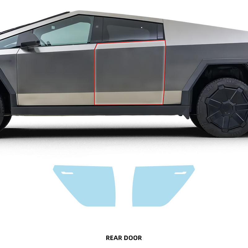 Rear door TPU film