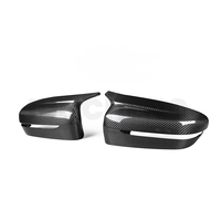 Coques de rétroviseurs latéraux en fibre de carbone style M5 pour BMW Série 3 G20, répliques précises de coques de rétroviseurs courbés, à ajouter