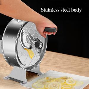 Trancheuse à Pommes de Terre Commerciale Manuelle en Acier Inoxydable, Machine à <span class=keywords><strong>Frites</strong></span> Torsadées - Product Image 6