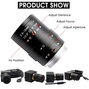 Elp <span class=keywords><strong>1080P</strong></span> ซูมด้วยตนเองเลนส์ varifocal 2.8-12มม. 60fps 30fps <span class=keywords><strong>HD</strong></span> เต็มรูปแบบ120fps เว็บแคม PC ขนาดเล็กกล้อง USB สำหรับ PC Skype, วิดีโอคอล - Product Image 5