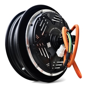 Moteur DKYS 48V 60V 72V 10 pouces 35H 1500W pour trottinette électrique avec <span class=keywords><strong>frein</strong></span> à <span class=keywords><strong>tambour</strong></span> - Product Image 1