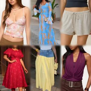 Clearance of Women's Summer High-quality Dresses, Tops, T-shirts, Pants Mixed Style Second-hand Clothing Wholesale - Product Image 4