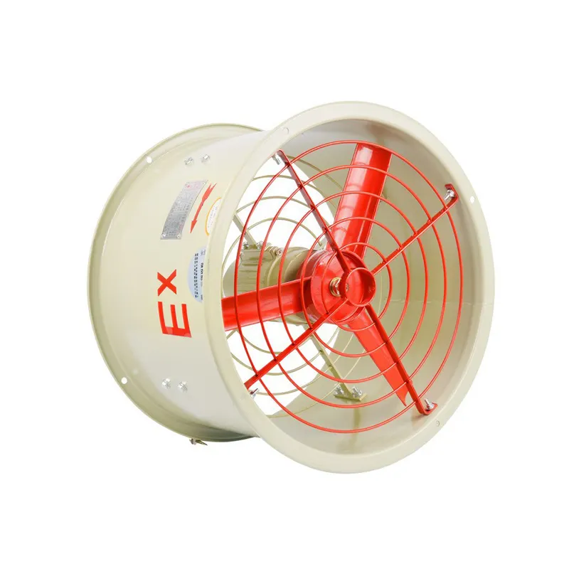 220V 380V ventilateur d'extraction AC à flux axial ignifuge de refroidissement efficace pour la ventilation d'atelier, d'entrepôt ou renforcer le HVAC.