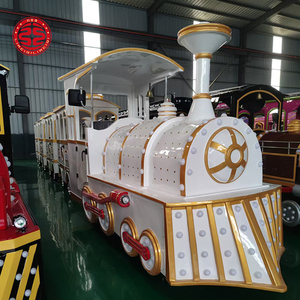 Train électrique touristique sans rails pas cher, train électrique <span class=keywords><strong>de</strong></span> parc d'attractions, trains électriques alimentés par batterie à vendre - Product Image 3