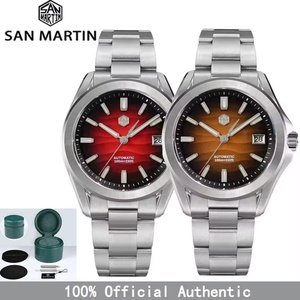 San Martin New Gada Watch 39mm Desert Texture Men Dress Watch NH35 Automatic Mechanical Sapphire Waterproof 100m Luminous SN0129 - Product Image 2