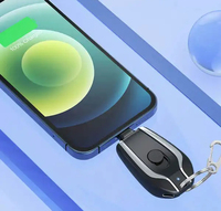 Meilleures ventes Mini porte-clés portable Power Banks 1200mAh Backup Charge Emergency Power Bank