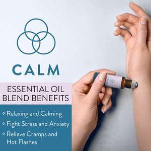 Huile essentielle apaisante en rouleau, mélange d'huile d'aromathérapie-soulagement du Stress et Relaxation du sommeil <span class=keywords><strong>avec</strong></span> de la menthe poivrée, de la sauge spartiate et de l'huile de gingembre - Product Image 3