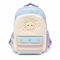 Sac à dos scolaire pour enfants personnalisé en PU avec fermeture éclair, léger, dessin animé, OEM ODM
