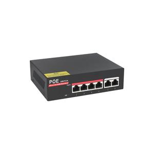 Switch PoE 24V non standard 4 ports 10/100M + 2 ports Uplink 100M RJ45 non géré pour vidéosurveillance - Product Image 3