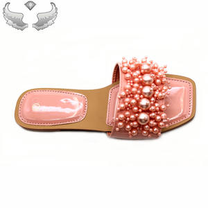 <span class=keywords><strong>Sandalias</strong></span> Planas de Perlas de Alta Calidad a la Moda al <span class=keywords><strong>por</strong></span> Mayor para Mujeres y Damas - Pantuflas de Mujer Antideslizantes y Transpirables - Product Image 3