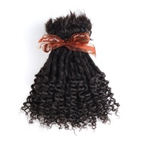 Orientdreads Deep Goddess Locs X-Small Size Handmade Crochet 100% Dreadlocks Extensions estensioni dei capelli umani Locs 0.4cm