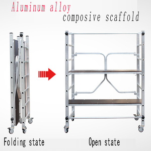 Hot Selling Aluminum Alloy Mobile <strong>Extension</strong> Scaffolding Multifunctional Telescopic Scaffolding <strong>Tower</strong> - Product Image 5