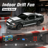 Mini Coche de Carreras a Control Remoto 2.4G, Juguete de Carreras a Escala 1:24, Coche RC de Alta Gama para Niños, Regalos, Ford Shelby GT500