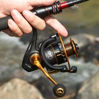 Toline – nouveau moulinet de pêche puissant 5.2:1 vitesse Max Drag 8Kg bobine métallique ultralégère moulinet de pêche en eau salée pour bar
