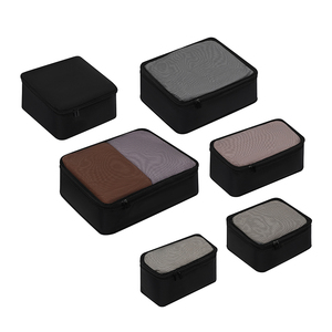 Ensemble de pochettes à bagages de voyage 6 pièces 8 cubes d'emballage de haute qualité compressibles avec logo personnalisé sacs <span class=keywords><strong>organisateur</strong></span> de <span class=keywords><strong>valise</strong></span> - Product Image 6