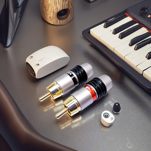 Cổng kết nối <span class=keywords><strong>RCA</strong></span> tròn 1 chân, chất liệu đồng thau cao cấp, chất lượng cao NewHope Factory, dùng cho hệ thống âm thanh/video ô tô, 250V - Product Image 4