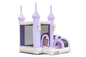 Castello Gonfiabile Taro Viola per Interni ed Esterni, con Scivolo e Piscina di Palline, Ideale per Feste e Matrimoni - Product Image 6
