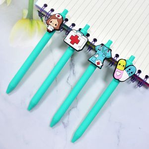 Perlengkapan kantor alat tulis dokter perawat pena karet lembut portabel kartun rumah sakit tema <span class=keywords><strong>Promo</strong></span> pena perawat dengan Logo kustom - Product Image 4