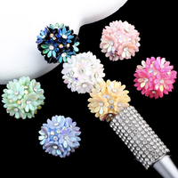 Keluaran baru AB berlian imitasi warna untuk manik-manik mutiara 1.0mm pena pulpen plastik untuk DIY perhiasan membuat Logo promosi