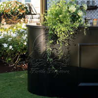 Comptoir de bar moderne et luxueux en métal pour événements de mariage, salon et hôtels – Mini bar durable en acier inoxydable