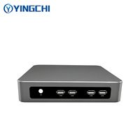 PC Mini NUC Intel Core I5 8250U Berkinerja Tinggi, 4K Win10 Pro, RAM 64GB DDR3, 3 Layar, Tipe-C untuk Daya AU US EU, Mini PC